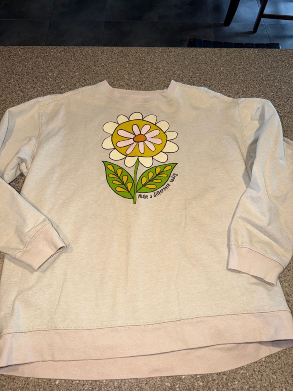 NATURAL LIFE Floral Crewneck Sweatshirt